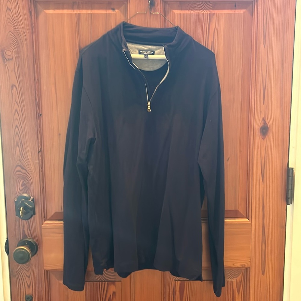 Large Peter Millar 3 quarter zip